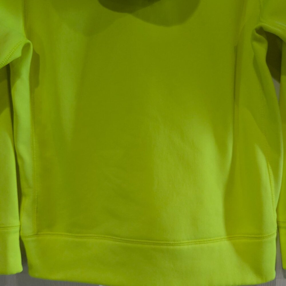 Nike Kids Pullover Hoodie Size Medium, Neon Green, Pink Swoosh, Therma-Fit - Picture 10 of 16